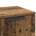 vidaXL Servírovacia skriňa 3 ks Staré drevo 120 x 30 x 70 cm