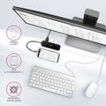 AXAGON HMC-6GL, USB 3.2 Gen 1 hub, 3x USB-A, HDMI 4k/30Hz, RJ-45 GLAN, PD 100W, kabel USB-C 20cm Dokovací stanice, USB typ C, kompatibilní s Thunderbolt 3, 1x HDMI, 3x USB 3.0, 1x USB typ C, RJ-45, Power Delivery 60W