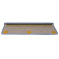 vidaXL Samolepiace nášľapy na schody vzhľad sisal 15ks 65x21x4cm modré