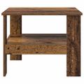 vidaXL Konferenčný stolík Staré drevo 57 x 55 x 45 cm Kompozitné drevo