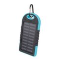 SETTY solárna modrá powerbanka 5000mAh 5V GSM036555