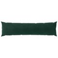vidaXL Poťah na podložku 2 pcs HEERLEN Tmavozelená 40 x 145 cm Zamat