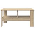vidaXL Konferenčný stolík Sonoma dub 90 x 50 x 45 cm Kompozitné drevo