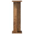 vidaXL Stojan na rastliny 2 ks Staré drevo 25 x 25,5 x 80,5 cm