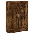 vidaXL Knižnica dymový dub 82,5x30,5x115 cm kompozitné drevo