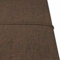 vidaXL Nástenné panely 12 ks hnedé 30x30 cm látková 1,08 m²