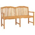 vidaXL Ručne vyrezávaná ružová lavička 150 x 60,5 x 95 cm Prírodná