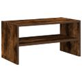 vidaXL Regál na topánky stohovateľné tmavý dub 60x30x30,5 cm