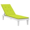 vidaXL Podložka na lehátko bledozelená (75+105)x50x4 cm