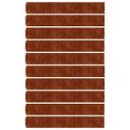 vidaXL Obrubník trávnika 10 pcs 15 x 103 cm Poveternostne odolná oceľ