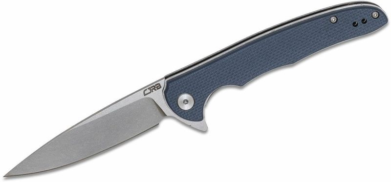 CJRB J1902-GYF Briar  vreckový nôž 9,5 cm, Stonewash, šedo-modrá, G10