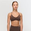 Športová podprsenka Fierce Cappuccino - GymBeam, veľkosť XS