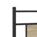 vidaXL Posteľný rám bez matraca dub sonoma 100x200 cm kompozitné drevo