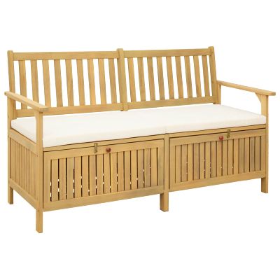 vidaXL Úložná lavička 2 -Seater 148 x 63 x 84 cm Obdĺžnikový