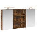 vidaXL Set kabinetov do kúpeľne 3 ks 100 x 10,5 x 50 cm