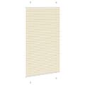 vidaXL plisovaná roleta krémová 70x100 cm Šírka látky 69,4 cm