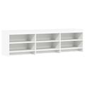 vidaXL TV skrinka 168 x 33 x 47 cm Biela Kompozitné drevo