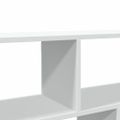 vidaXL Nástenná polica biela 100x25x50 cm kompozitné drevo
