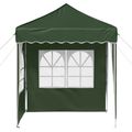 vidaXL Prístrešok na párty 195 x 195 x 245 cm Zelená Oxfordská látka