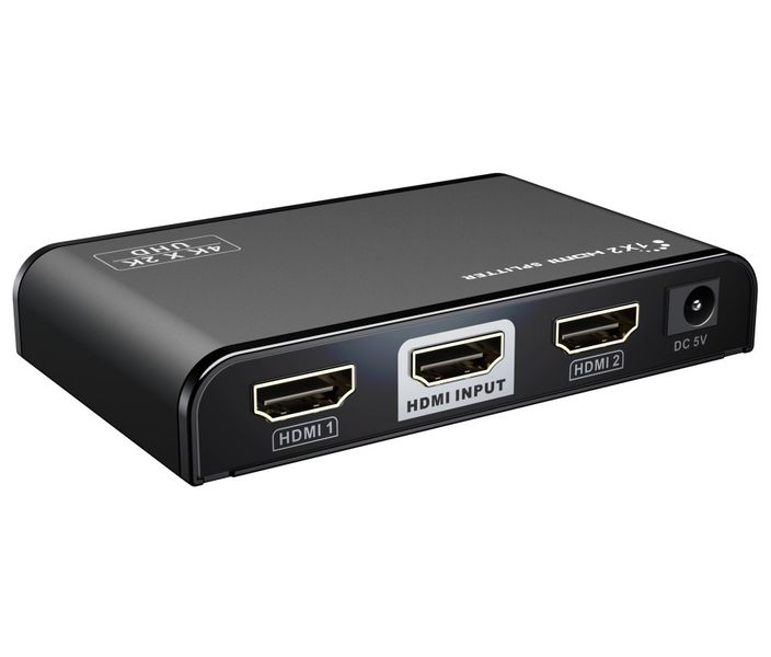 PremiumCord HDMI 2.0 splitter 1-2 porty, 4K x 2K/60Hz, FULL HD, 3D, čierny