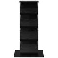 vidaXL Regál na časopisy Čierny dub 68 x 40 x 123.5 cm