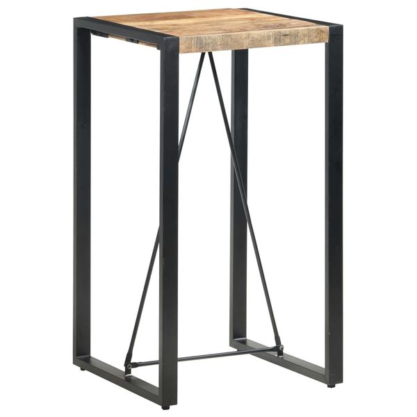 vidaXL Barový stolík 60x60x110 cm masívne mangovníkové drevo