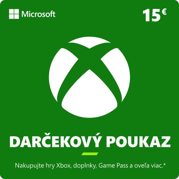 ESD XBOX - Darčeková karta Xbox 15 EUR