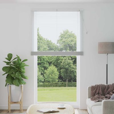 vidaXL Žalúzia Biely 213 x 110 cm 25 mm PVC