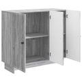 vidaXL Servírovacia skriňa Sivá sonoma 89 x 34,5 x 80 cm