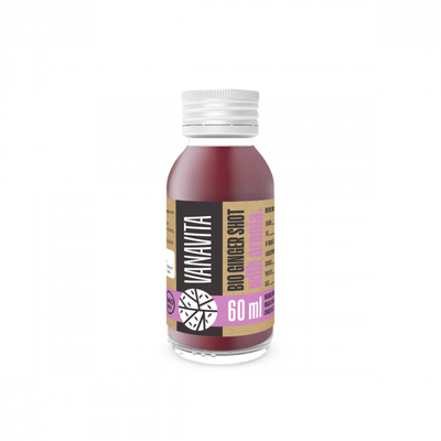 BIO Zázvorový shot s aróniou - VanaVita, 60 ml