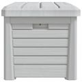 vidaXL Vonkajší box na vankúše sivý 73x50,5x46,5 cm polypropylén
