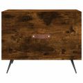 vidaXL Konferenčné stolíky 2 ks dymový dub 50x50x40cm kompozitné drevo