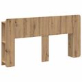 vidaXL Čelo postele skrinka Dub artisan 140 cm Kompozitné drevo