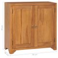 vidaXL Skrinka 70x30x70 cm masívne teakové drevo