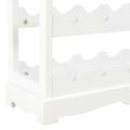 vidaXL Skrinka na víno, biela 70x22,5x70,5 cm, MDF