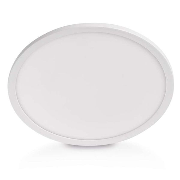 LED prisadené svietidlo FLORI okrúhle, biele, 18W, neutrálna biela