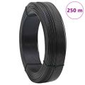 vidaXL Viazací drôt na oplotenie 250 m 1,6/2,5 mm oceľový antracitový
