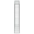 vidaXL Oblúkový gabionový kôš 2 ks 200x50x220/240cm pozinkované železo