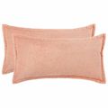 vidaXL Poťah na podložku 2 pcs HOUTEN Ružová 40 x 80 cm Bouclé