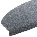 vidaXL Samolepiace schodové rohože 15 ks 80 x 24,5 x 3,5 cm Svetlosivá