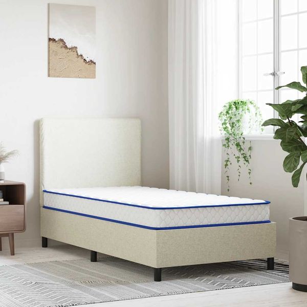 vidaXL Matrac s pamäťovou penou, biely 100x200x17 cm mäkký