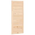vidaXL Dvere do stodoly 80x1,8x204,5 cm masívna borovica