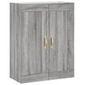 vidaXL Vysoká skrinka sivý dub sonoma 69,5x34x180 cm spracované drevo