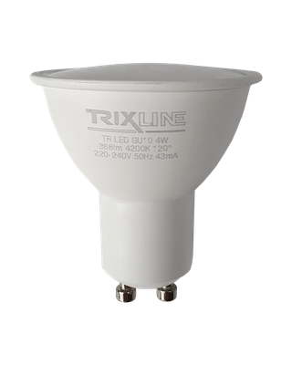 LED žiarovka Trixline 4W 368lm GU10 neutrálna biela