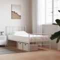 vidaXL Penový matrac biely 100x200 cm tvrdosť H2 H3