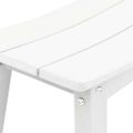 vidaXL Barová stolička 2 ks Biela 52 x 43 x 73,5 cm HDPE