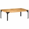 vidaXL Konferenčný stolík 100x55x35 cm mangovníkový masív