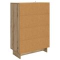 vidaXL Servírovacia skriňa Remeselný Dub 66 x 34,5 x 95 cm