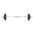 vidaXL Súprava závaží a tyčí barbell a dumbbell, 90 kg