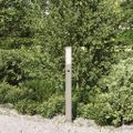 vidaXL Stĺpikové svietidlo so senzorom 80 cm nehrdzavejúca oceľ IP44